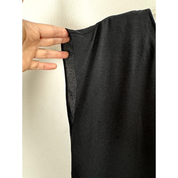 Halogen Classic Dark Feminine Flowy Minimalist Quiet Luxury Lightweight Blouse S - Picture 3 of 7